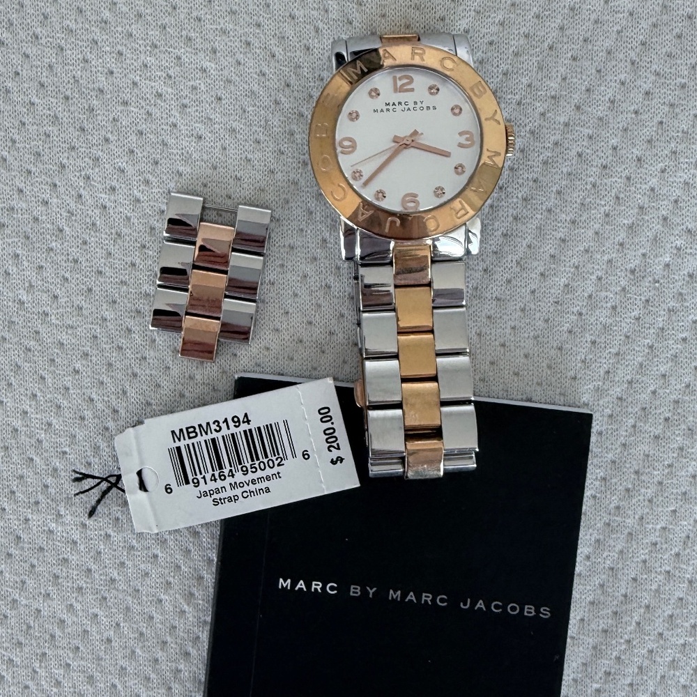 Marc By Marc Jacobs - Women's Two-Tone Stainless Steel x Rose Gold Watch